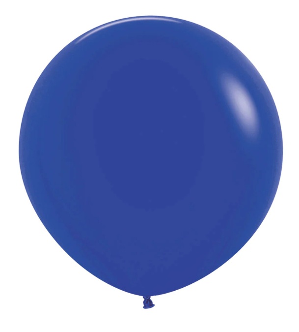 Globo Latex Redondo Fashion Azul Rey R-24 *3und Sempertex